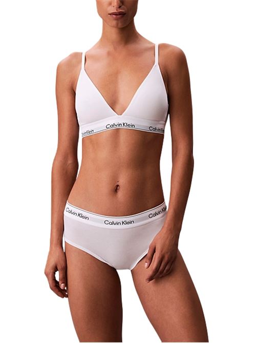 Reggiseno triangolo ICON bianco Calvin Klein | LV00QF8498100